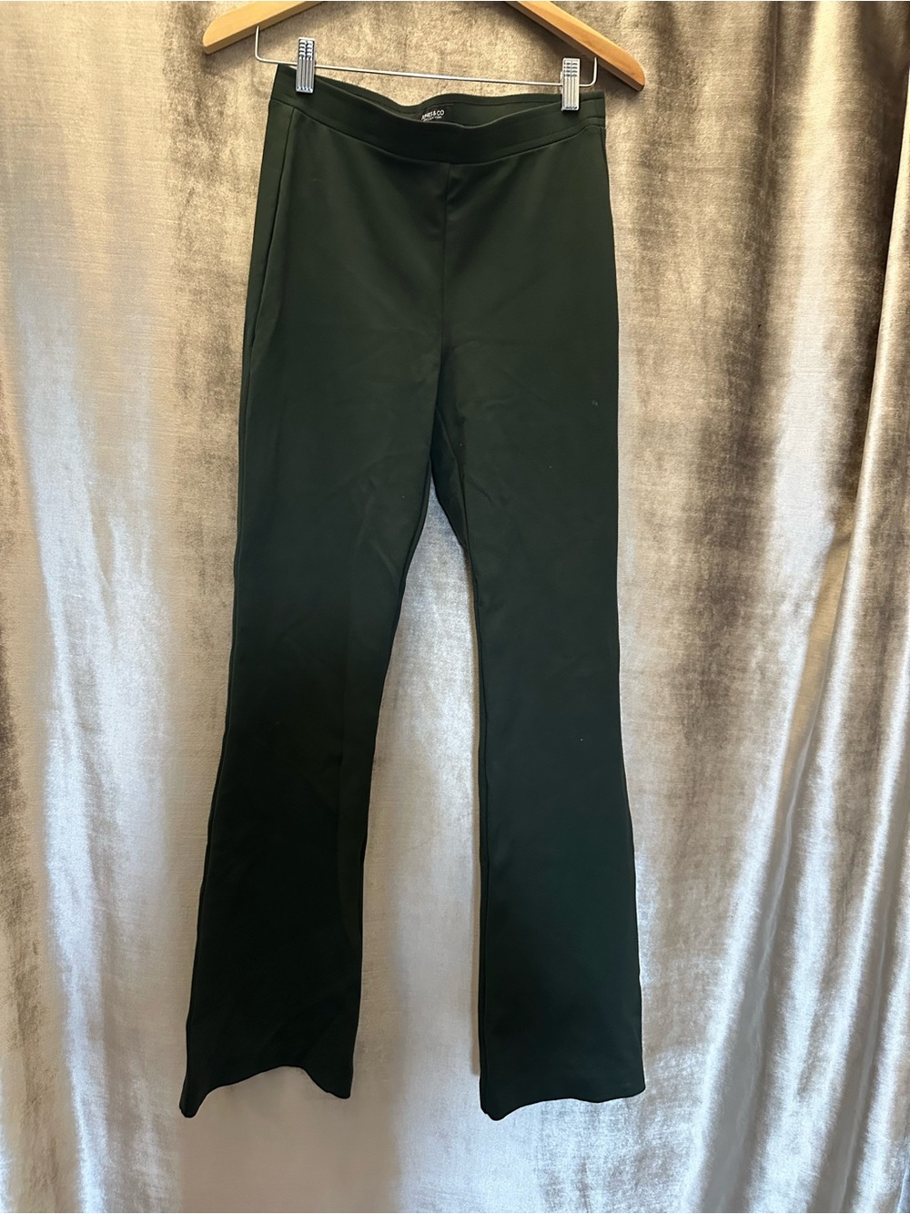 Jones New York Dark Green Stretch Leggings
